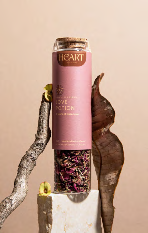 Love Potion herbal tea blend by Heart Therapeutics